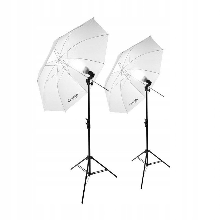 Domácí studio Foto Set 2x400W Parasolki