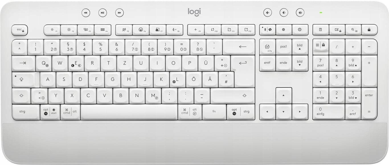 Logitech Signature K650 Bluetooth klávesnice Qwertz německy bílá