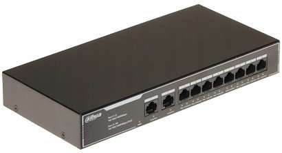 switch Poe SG1010LP 8PORTOVÝ, 8 PoE Dahua
