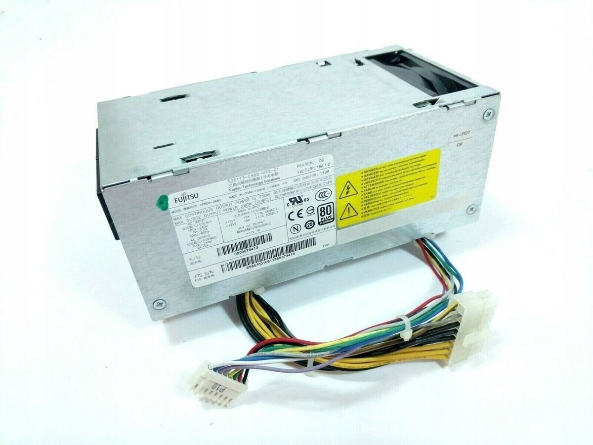 Napájecí adaptér Fujitsu S26113-E565-V70-01 TX120 TX1320