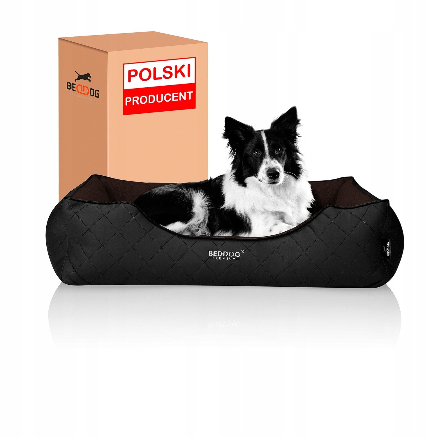 pelíšek Ortopedické Pro Psa Postel Beddog Wuffi XXL 110X80 Mocca Deka