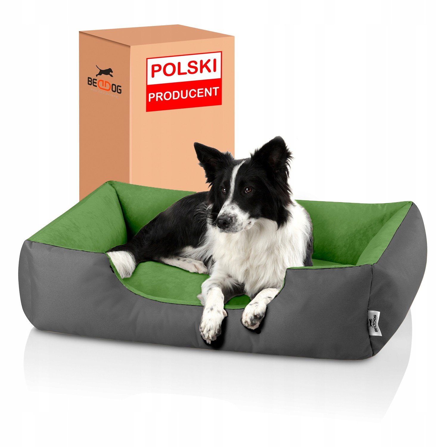 pelíšek Voděodolné Pro Psa Postel Beddog Lupi L 80X65CM Green Rock