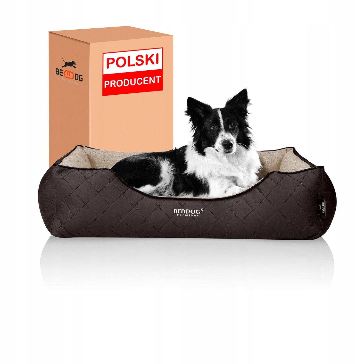 pelíšek Ortopedické Pro Psa Postel Beddog Wuffi XXL 110X80 Melange Deka