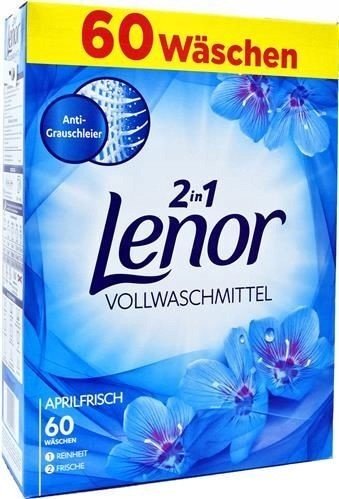 Lenor prací prášek 60 praní na bílé 3,9kg