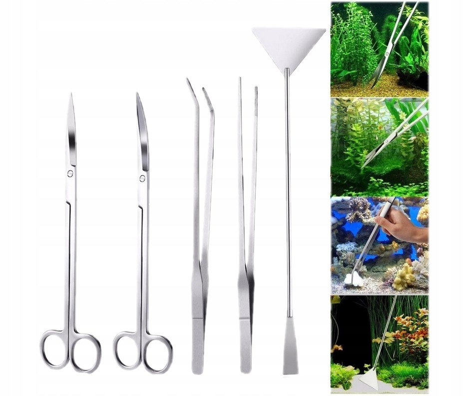 Sada 5V1 Přesné Nástroje Pro Akvárium Rostlin