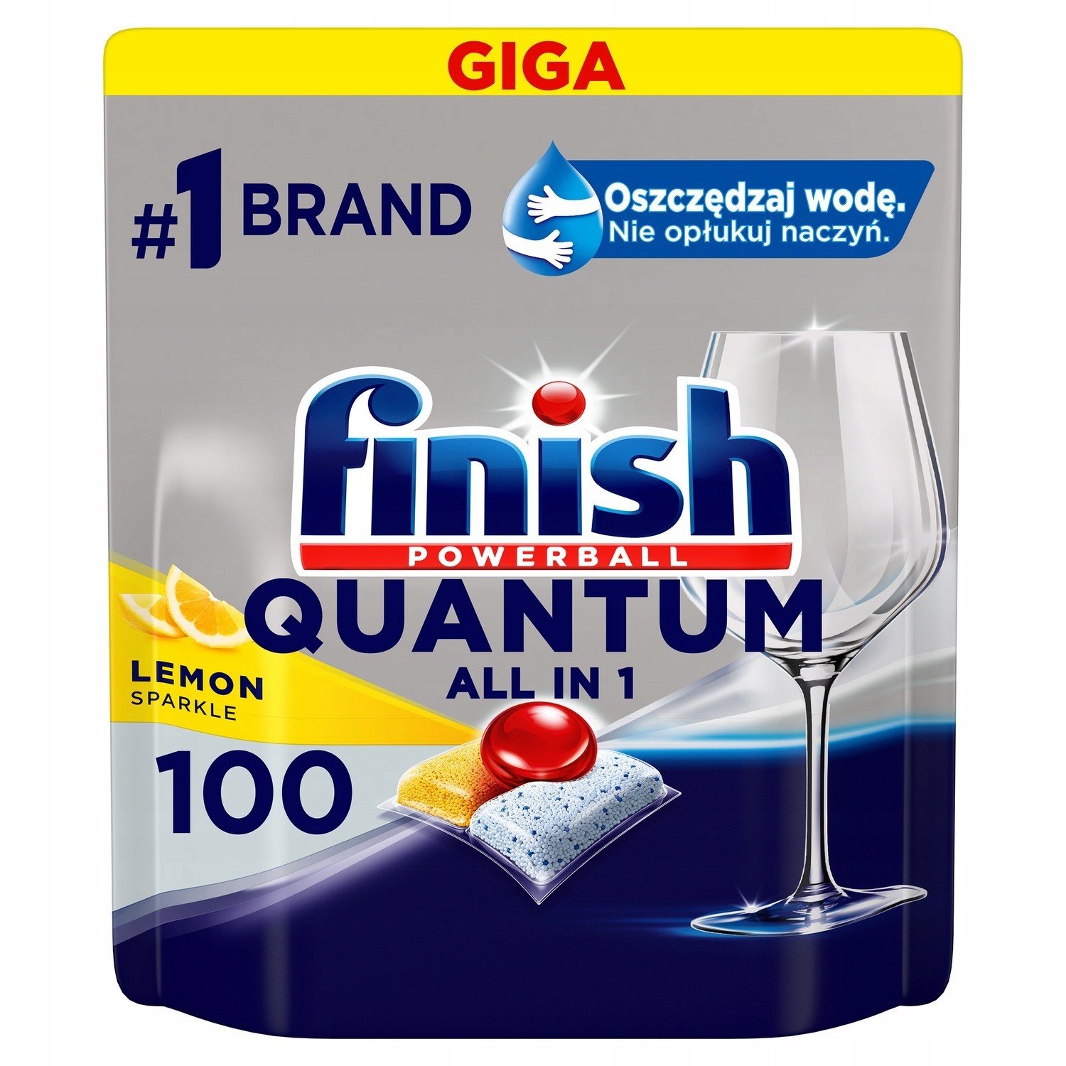 Finish Kapsle Quantum All-in-1 Lemon 100ks
