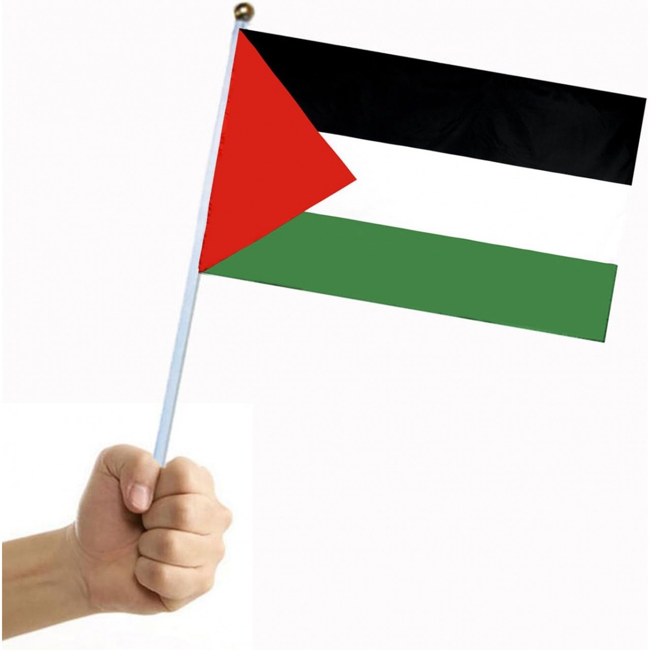 Praporek na tyčce vlajka Palestina 14 x 21
