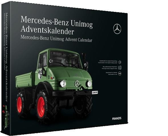 Franzis adventní kalendář Mercedes-Benz Unimoq se zvukem 1:43