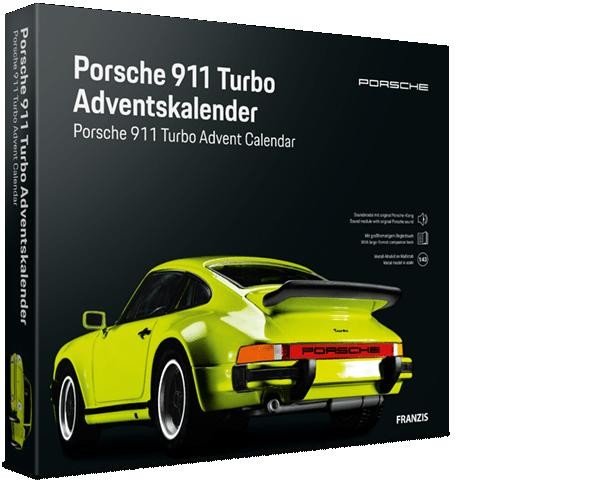 Franzis adventní kalendář Porsche 911 Turbo se zvukem 1:43