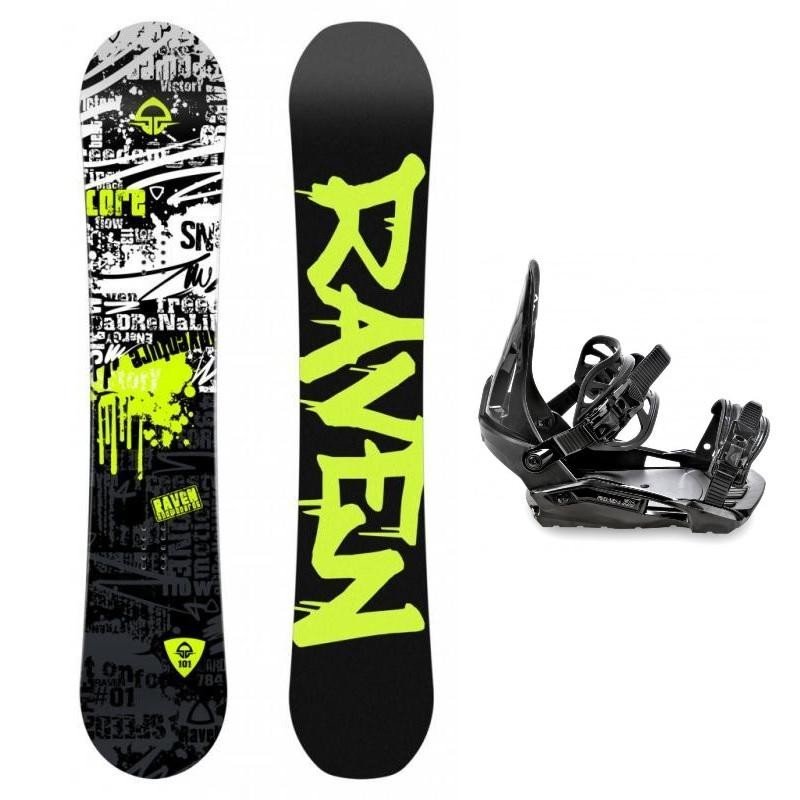 Raven Core Junior mini dětský snowboard + Raven S230 Black vázání