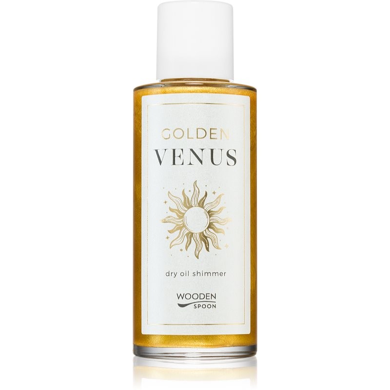 WoodenSpoon Golden Venus třpytivý suchý olej 100 ml