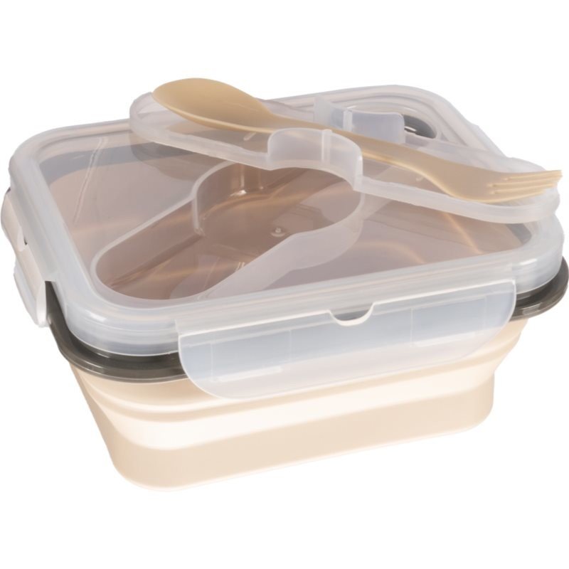 Zopa Silicone Lunch Box jídelní sada Sand Beige 1 ks