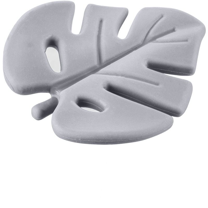 Zopa Silicone Teether Leaf kousátko Dove Grey 1 ks