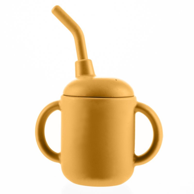 Zopa Silicone Mug hrnek 2 v 1 Mustard Yellow 1 ks