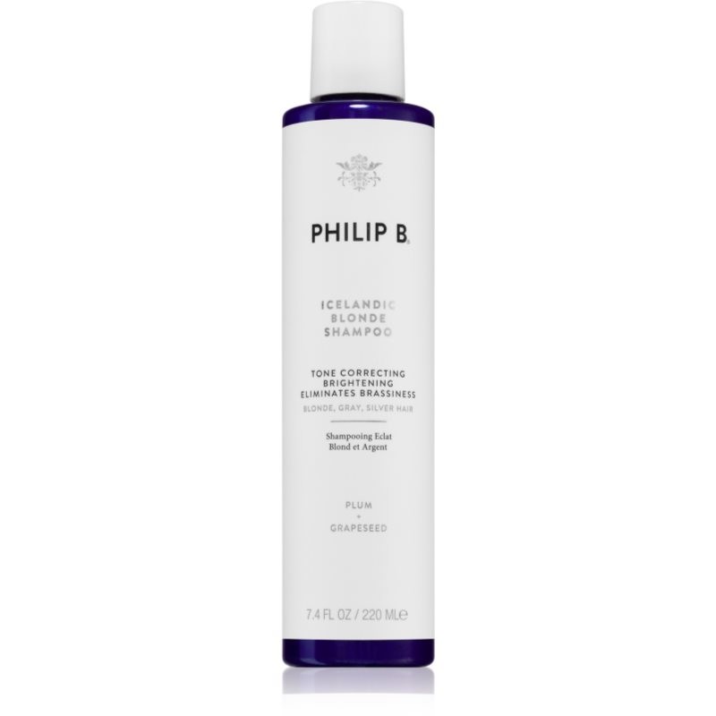 Philip B. Icelandic šampon pro blond a šedivé vlasy 220 ml