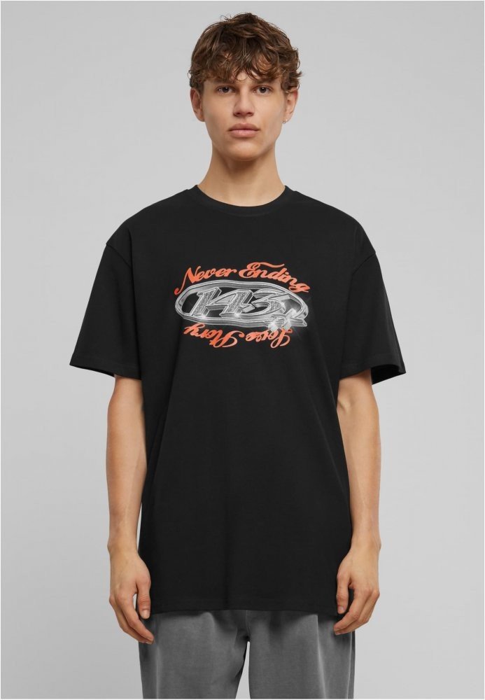 Never ending... Heavy Oversize Tee - black L