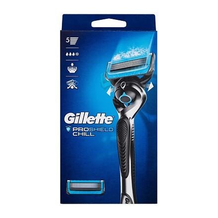 Gillette ProShield Chill sada holicí strojek 1 ks + náhradní hlavice 1 ks pro muže