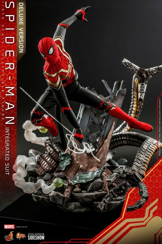 Hot Toys | Spider-Man No Way Home - sběratelská figurka Spider-Man Movie Masterpiece (Integrated Suit) Deluxe Version 29 cm