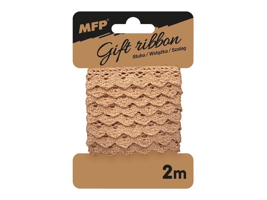 MFP 5660295 Stuha bavlněná vlnka 2m hnědá