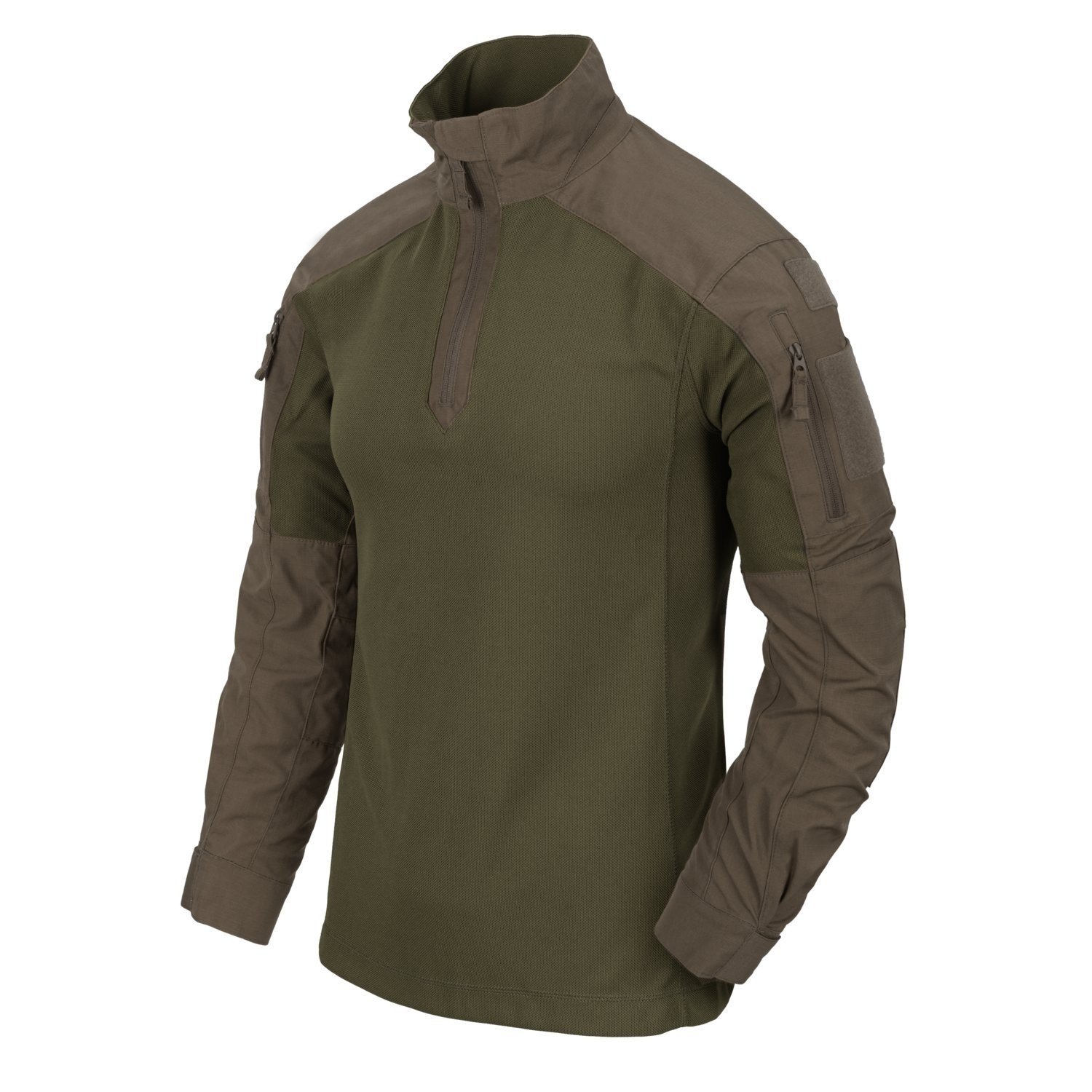 Blůza polní Helikon MCDU Combat Shirt - ral 7013-olivová, L