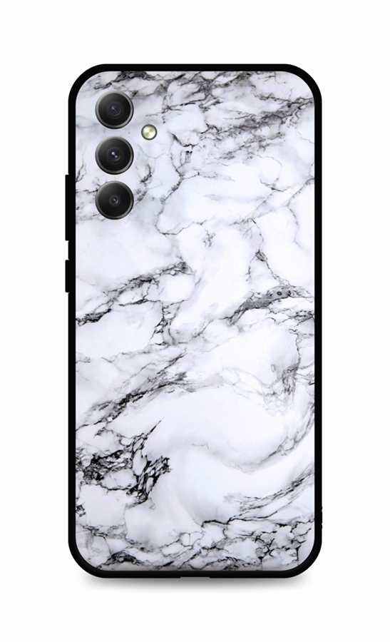 Kryt TopQ LUXURY Samsung A34 pevný Marble White 111305