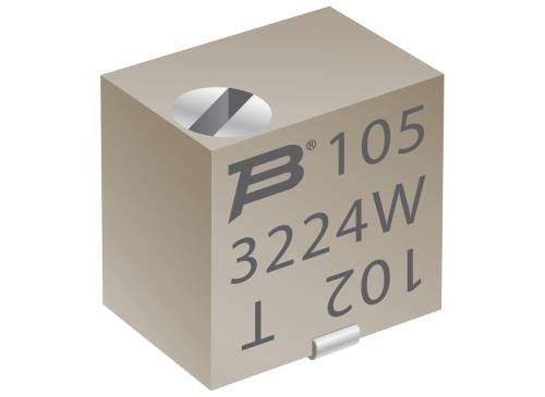 Bourns 3224W-1-501E cermetový trimr lineární 0.25 W 500 Ω 4320 ° 1 ks