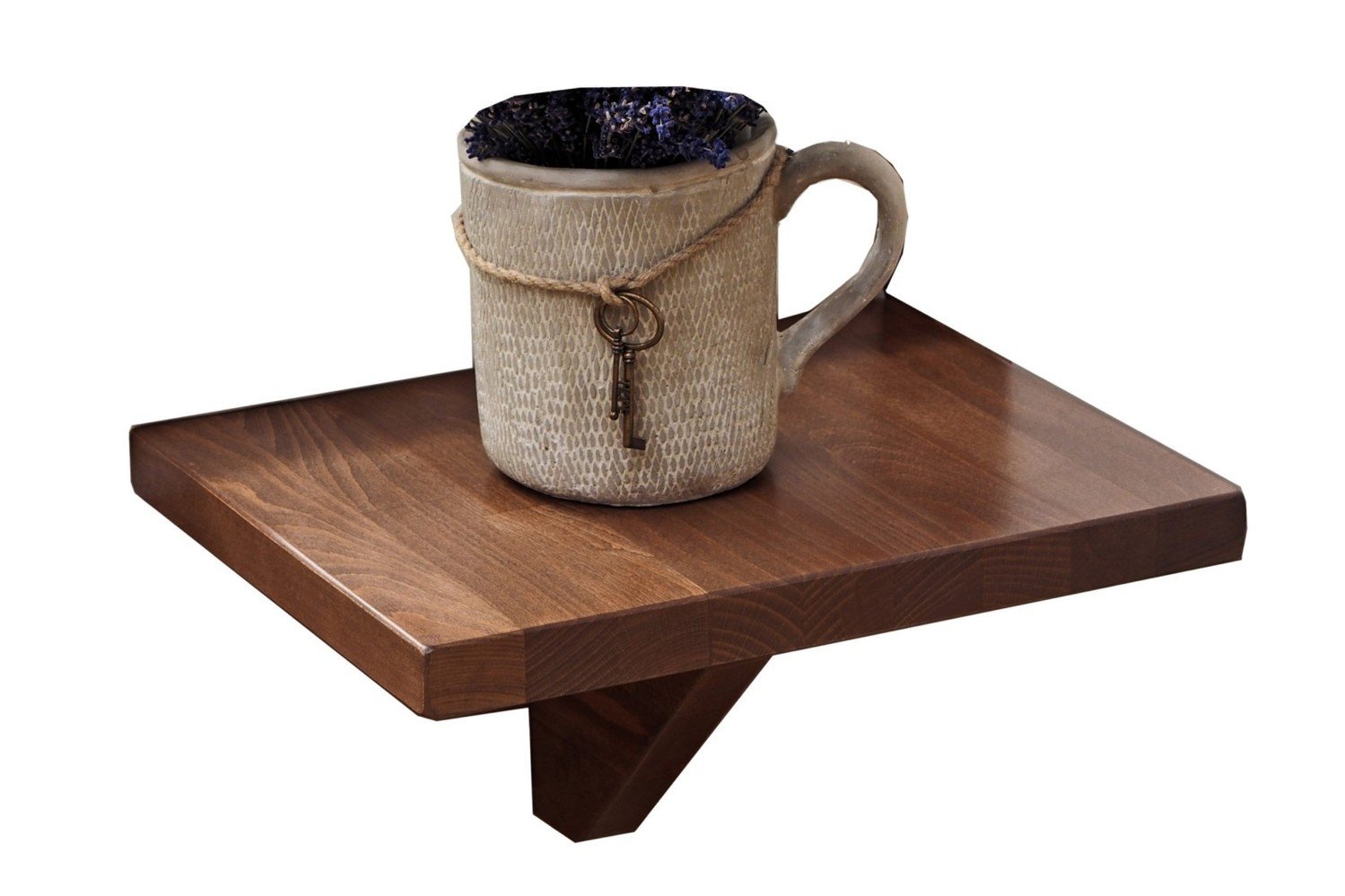 BMB Noční stolek ZÁVĚSNÝ - z lamina imitace dřeva akát - SKLADEM