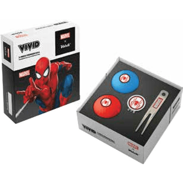 VOLVIK MARVEL SPIDER MAN Set golfových míčků, mix, veľkosť UNI