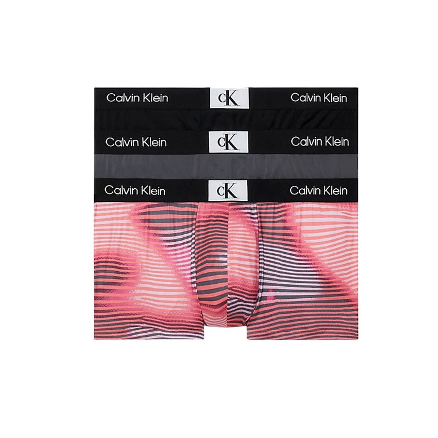 3PACK pánské boxerky Calvin Klein vícebarevné (NB3532E-I07) S