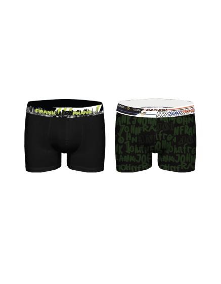 Pánské boxerky John Frank JF2BBID04 2PACK