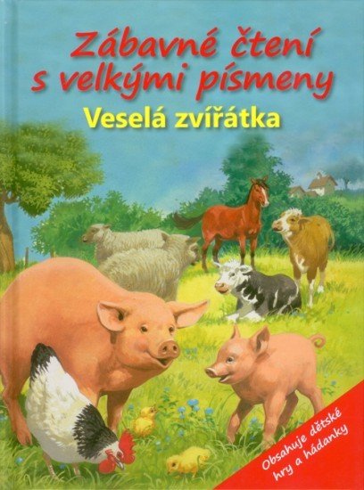 Veselá zvířátka - Zábavné čtení s velkými písmeny
