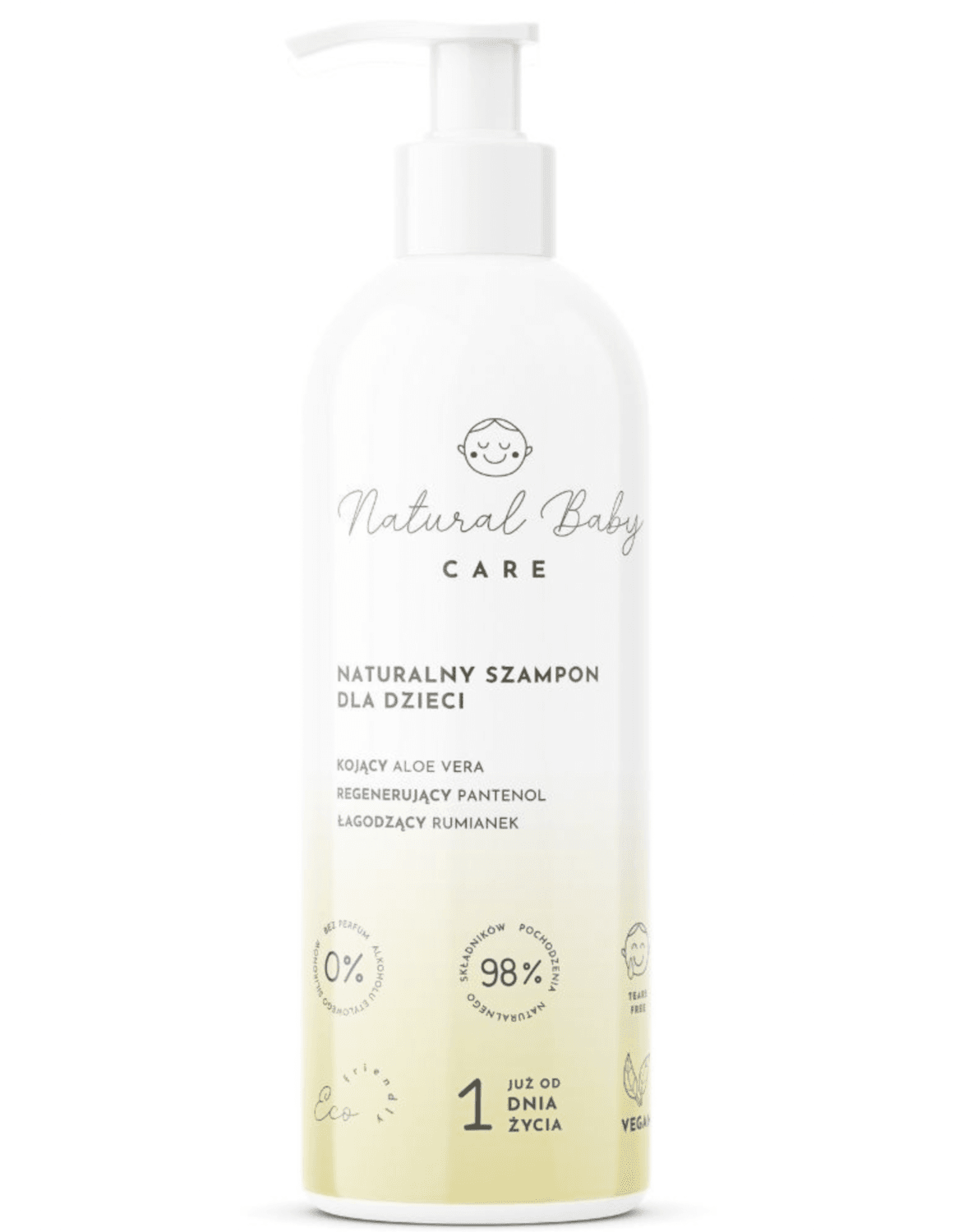 Natural Baby CARE - Dětský šampon na vlasy, 200 ml