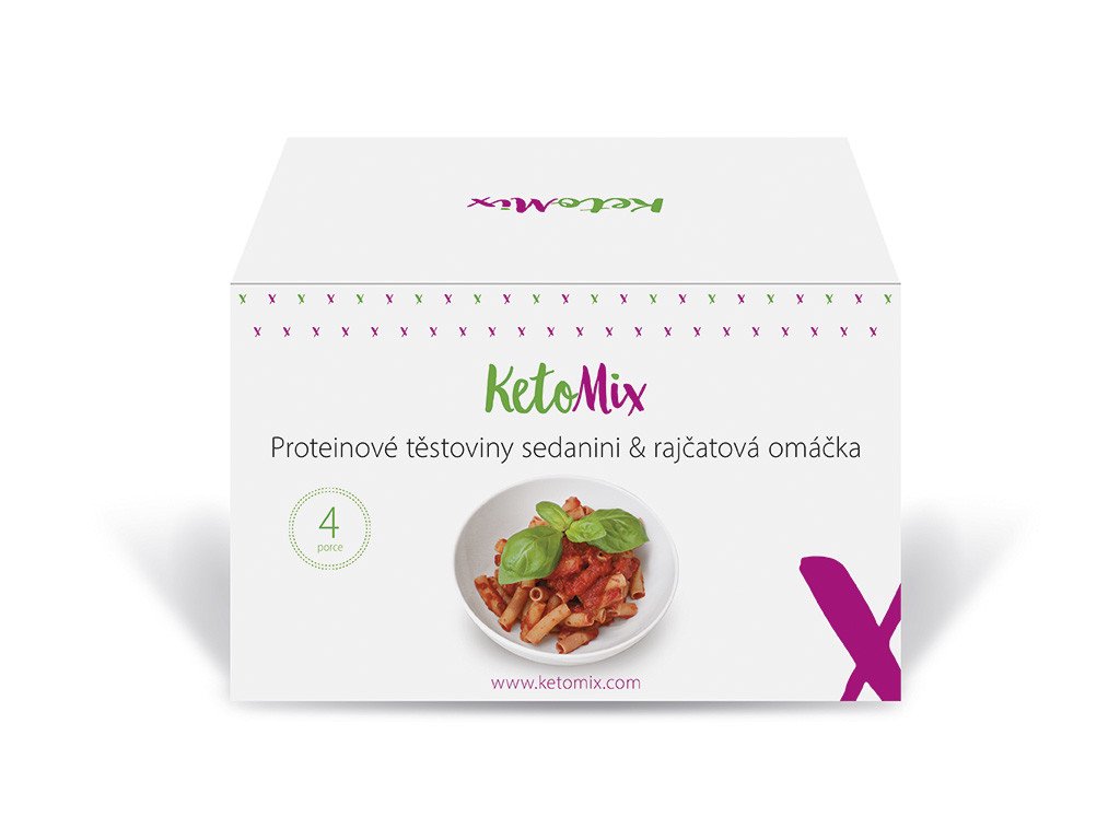 KetoMix Balíček proteinové sedanini a rajčatová omáčka (4 porce)
