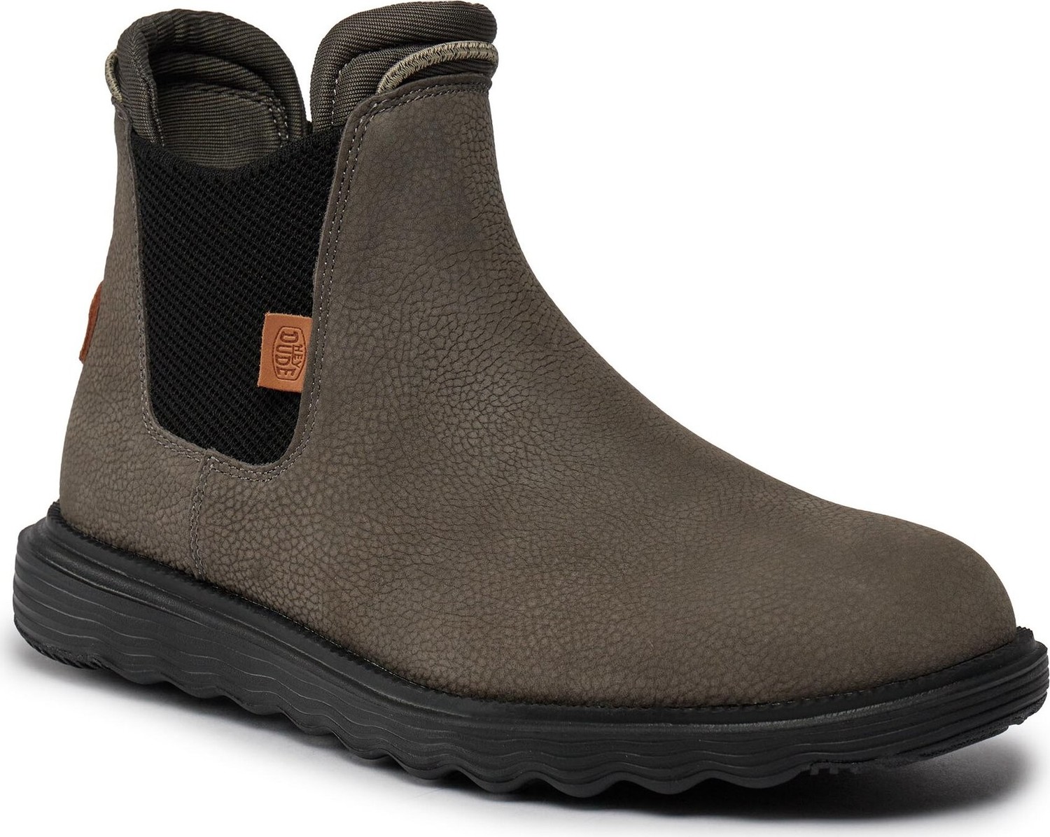 Kotníková obuv s elastickým prvkem Hey Dude Branson Boot M Craft Leather 40187-030 Grey