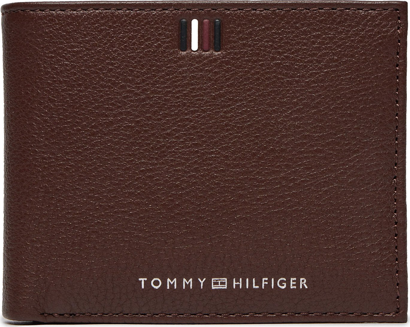 Velká pánská peněženka Tommy Hilfiger Th Central Mini Cc Wallet AM0AM11854 Dark Chestnut GT8