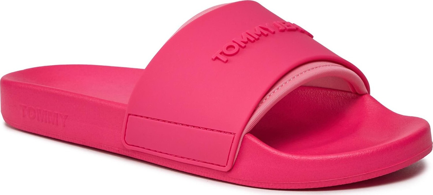 Nazouváky Tommy Jeans Tjw Pool Slide Seasonal EN0EN02432 Pink Alert THW