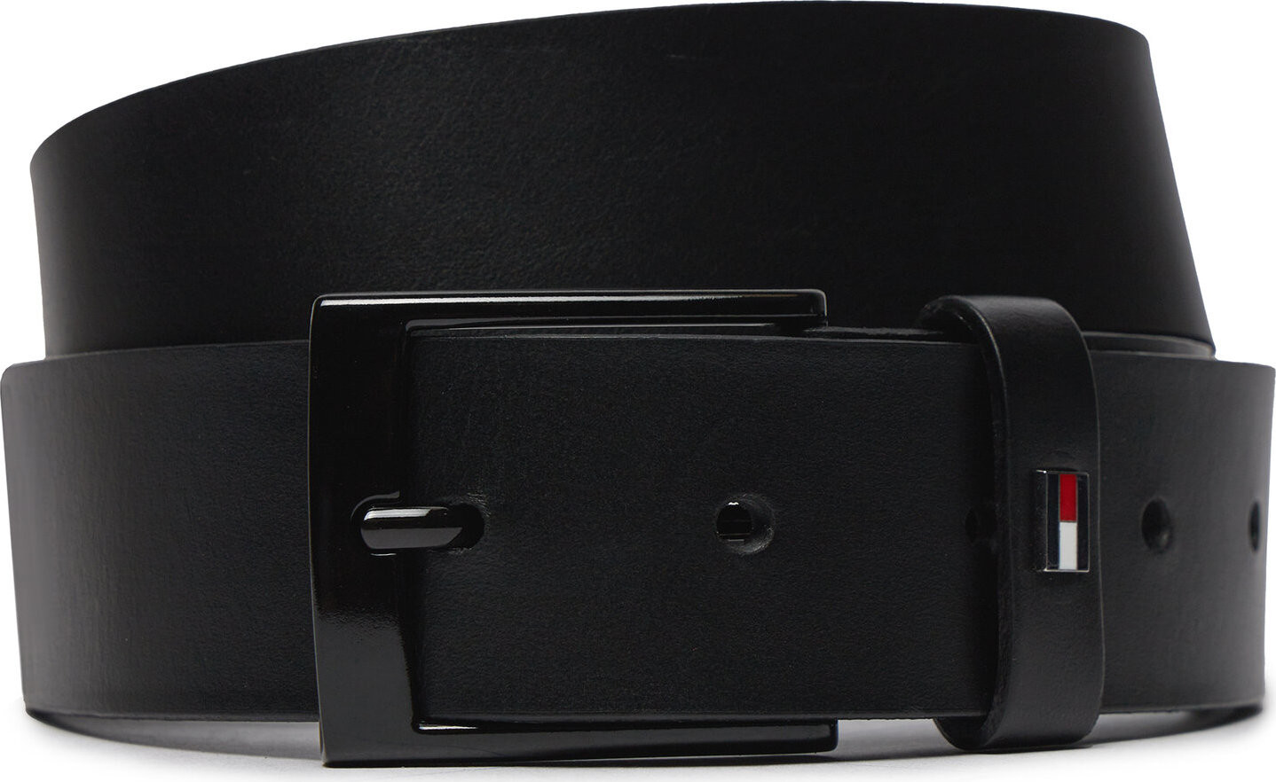 Pánský pásek Tommy Hilfiger Adan Leather 3.5 AM0AM12052 Black BDS