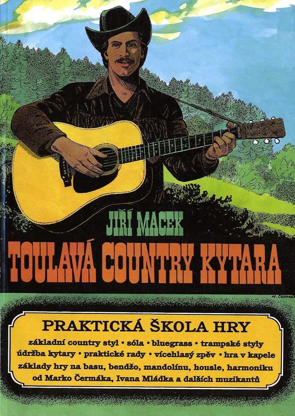 Toulavá country kytara