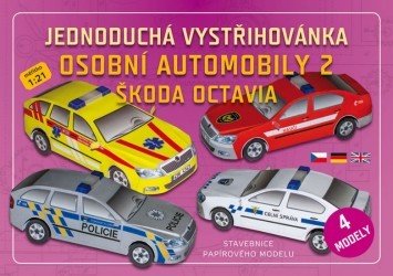 Jednoduchá vystřihovánka - Osobní automobily 2: Škoda Octavia