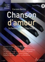 Chanson d'amour Šansony klavír + Audio Online