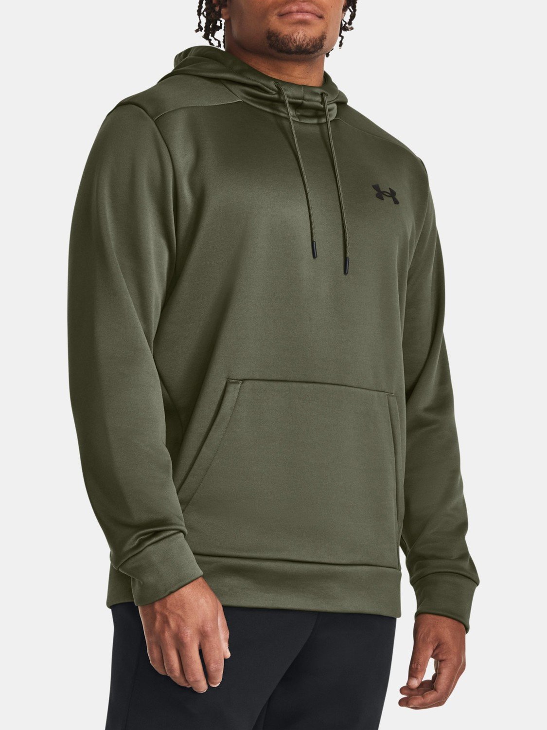Under Armour Mikina UA Armour Fleece Hoodie-GRN - Pánské