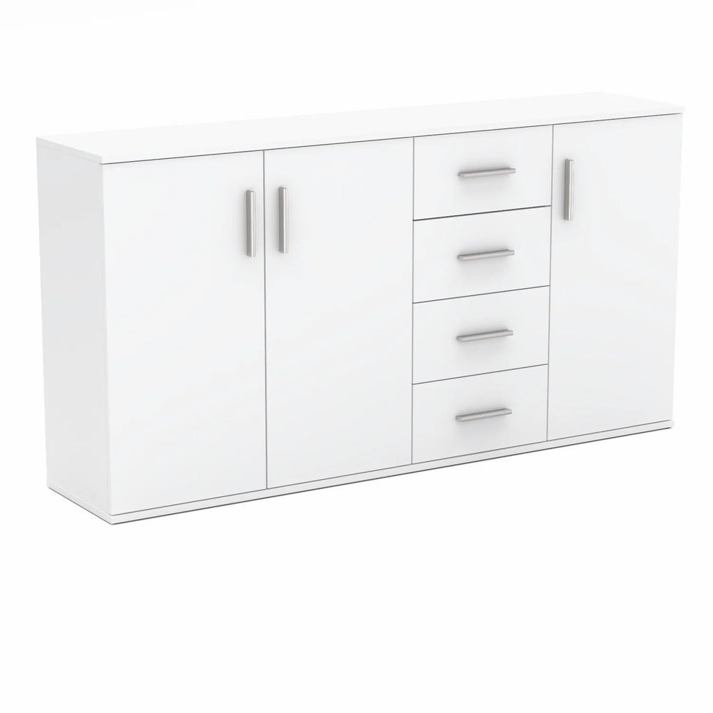 Stiv-Meble Stiv-Meble Komoda Stiv 3, matná bíá