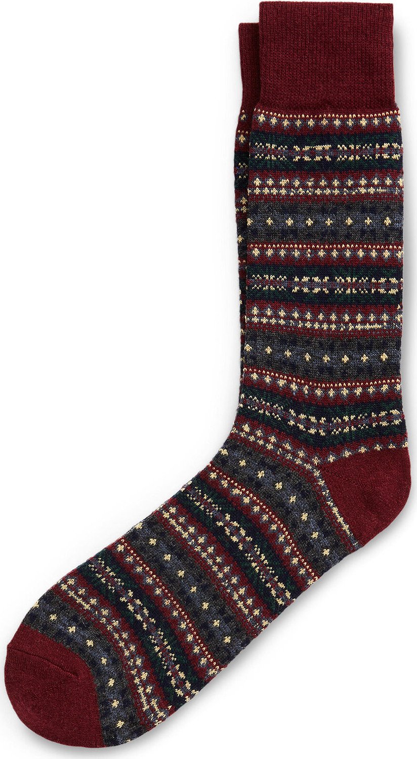 Pánské klasické ponožky Polo Ralph Lauren 449929128001 Red 600