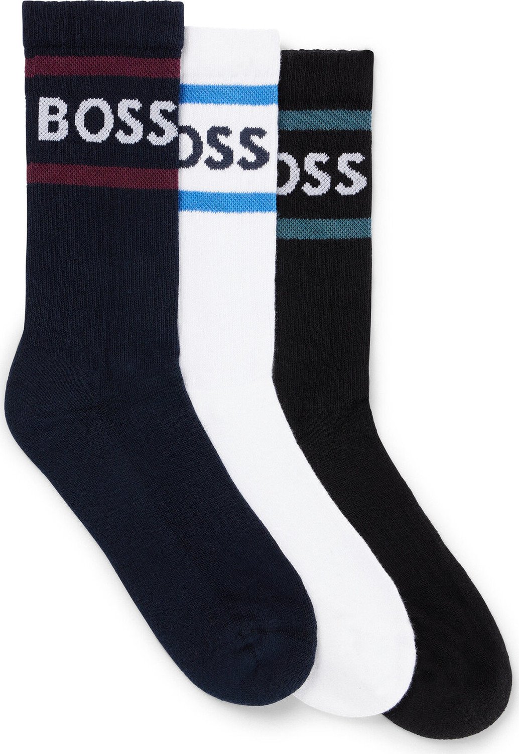 Sada 3 párů pánských ponožek Boss 50469371 Multicolor