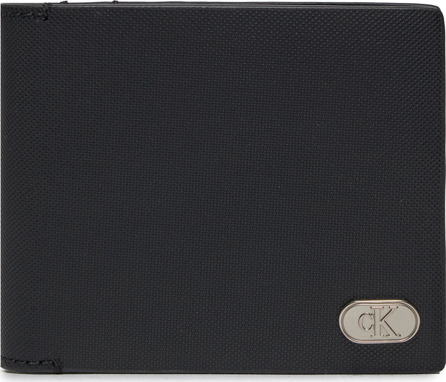 Velká pánská peněženka Calvin Klein Textured Bifold W/Coin K50K511475 Black BEH