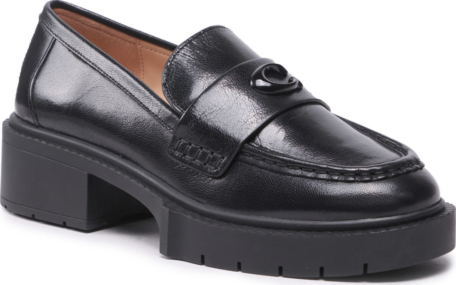 Loafersy Coach Leah Loafer CB990 Black