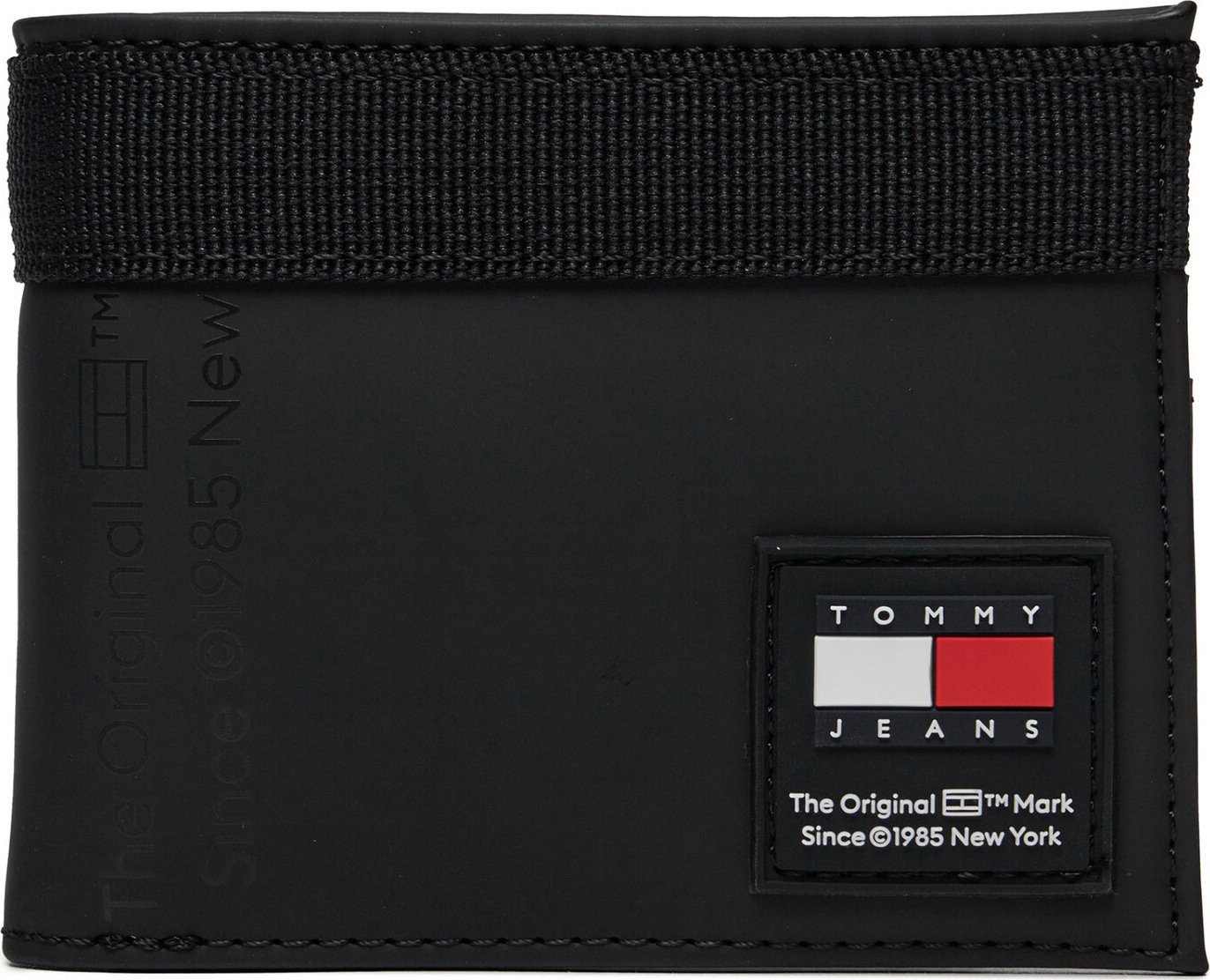 Velká pánská peněženka Tommy Jeans Tjm Daily + Cc Wallet AM0AM12081 Black BDS