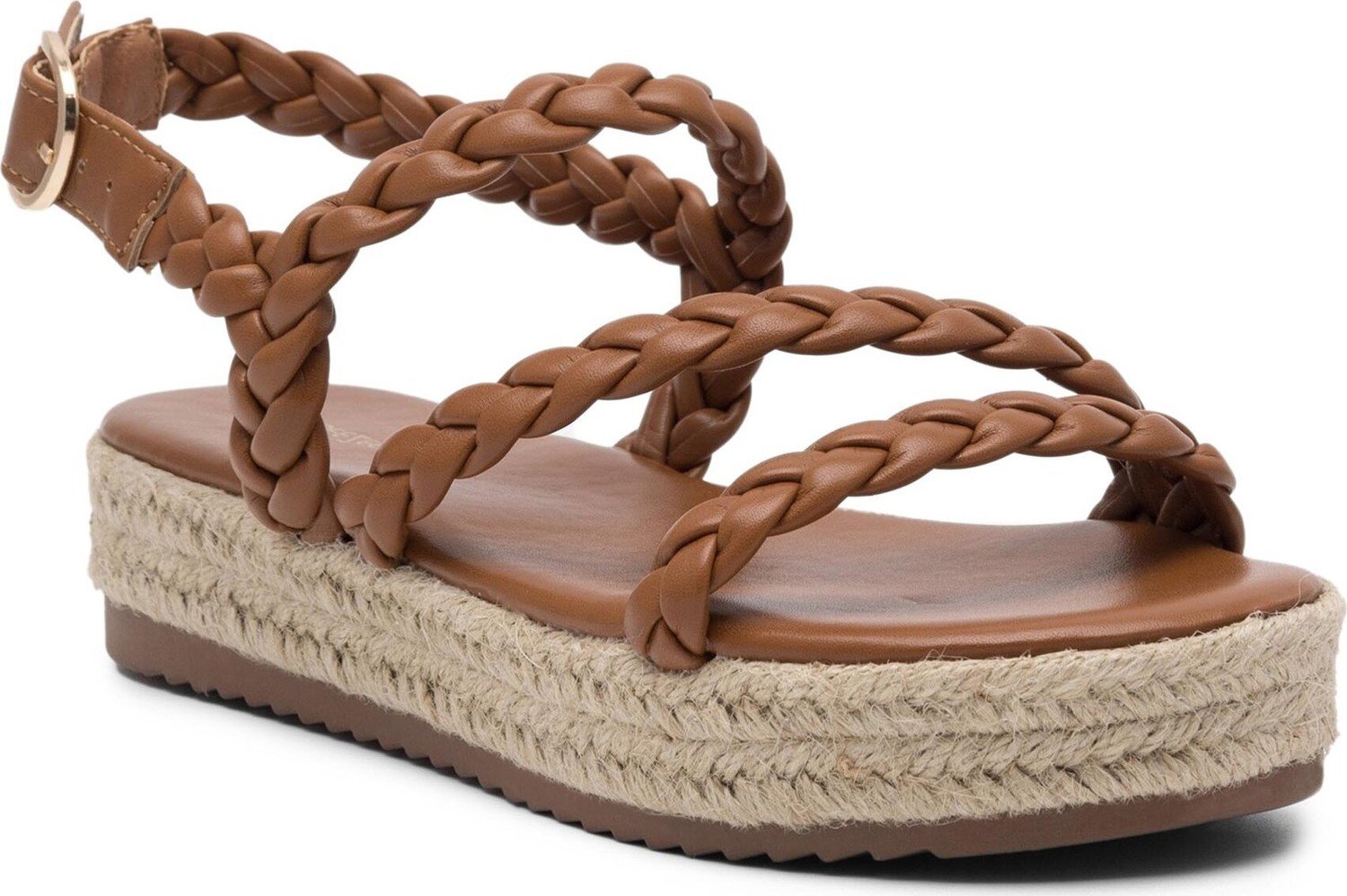 Espadrilky DeeZee E8875-1 Hnědá