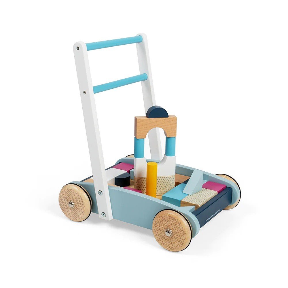 Bigjigs Toys Dřevěné multifunkční chodítko