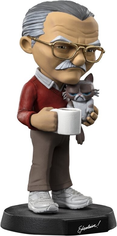 Figurka Mini Co. Marvel - Stan Lee with Grumpy Cat - 101898
